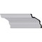 Ekena Millwork 4"H x 9"P x 10 1/4"F x 94 1/2"L Antonio Traditional Crown Moulding MLD04X09X10AN - alternate 1
